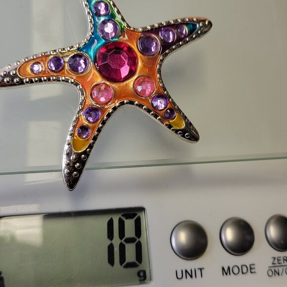 Colorful Starfish Clip for Scarf Coat Lapels Handbags Scarf Clip - Picture 5 of 6